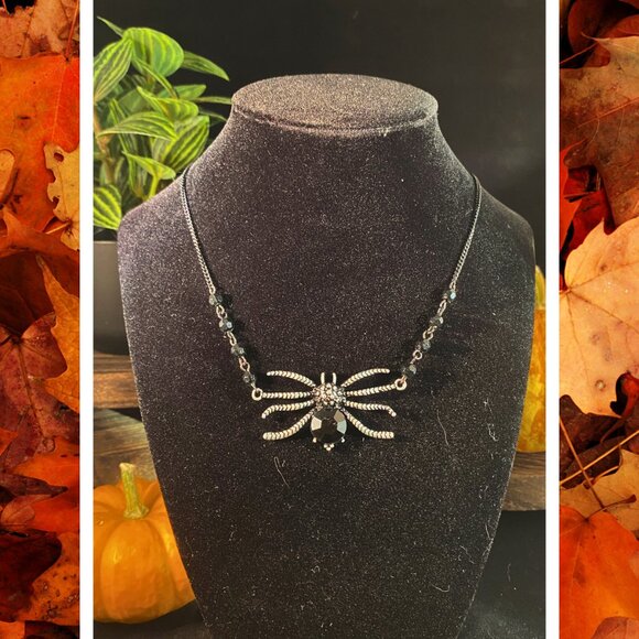 Source Unknown Jewelry - Spider Necklace